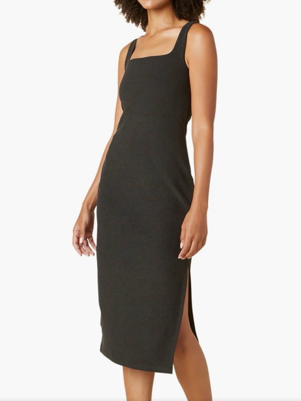 Beyond Yoga Spacedye Icon Midi Dress Darkest Night XS - Picture 2 of 10
